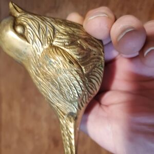 Gold Bird-Shaped Decorative Handle